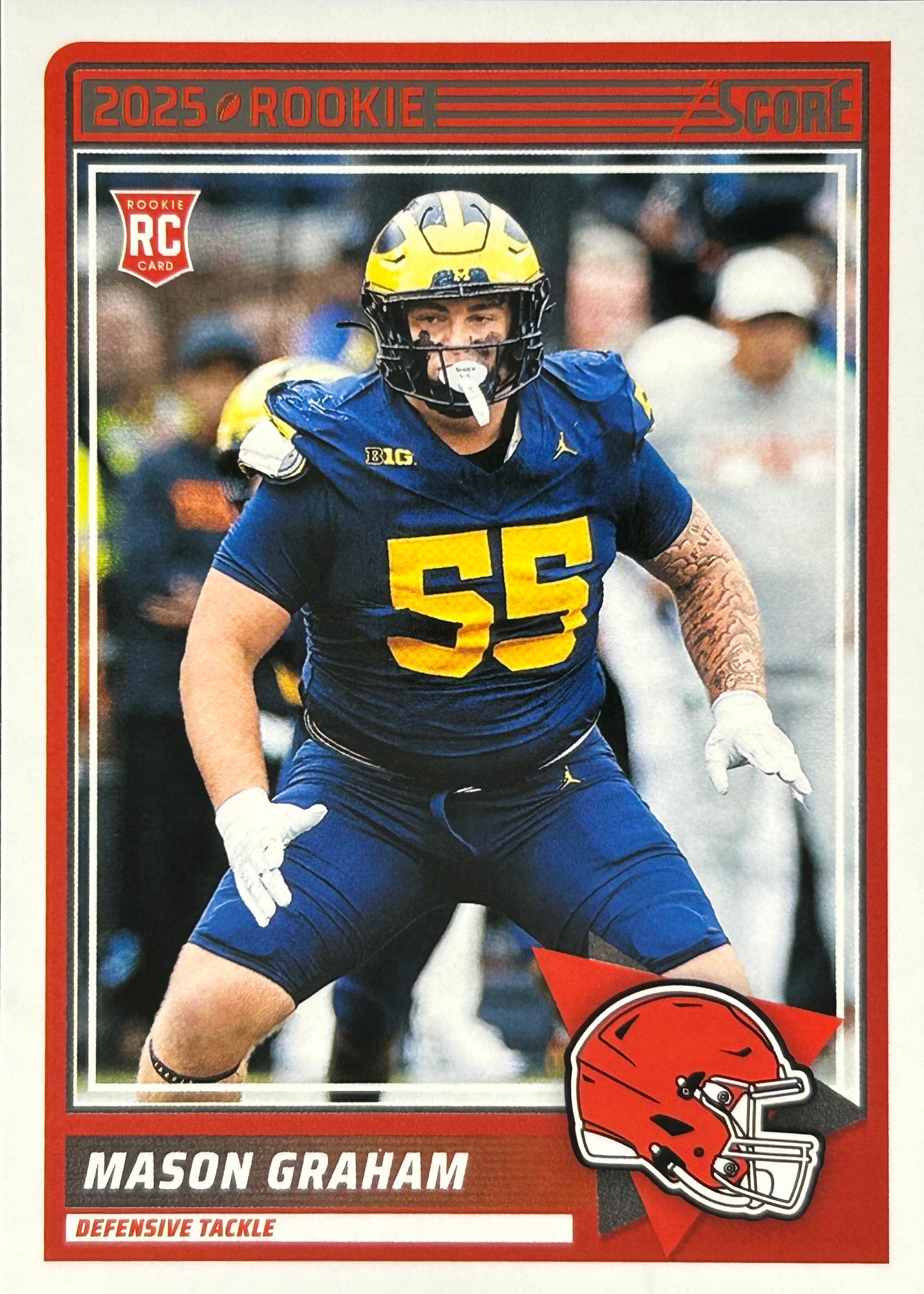 Mason Graham Score Rookie Browns Sports Card