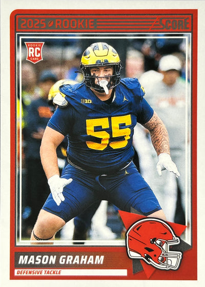 Mason Graham Score Rookie Browns Sports Card
