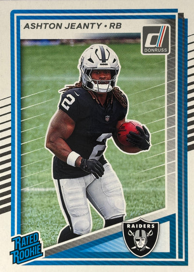Ashton Jeanty Donruss Rated Rookie Raiders