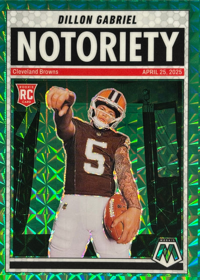 Dillon Gabriel Notoriety Green Rookie Browns
