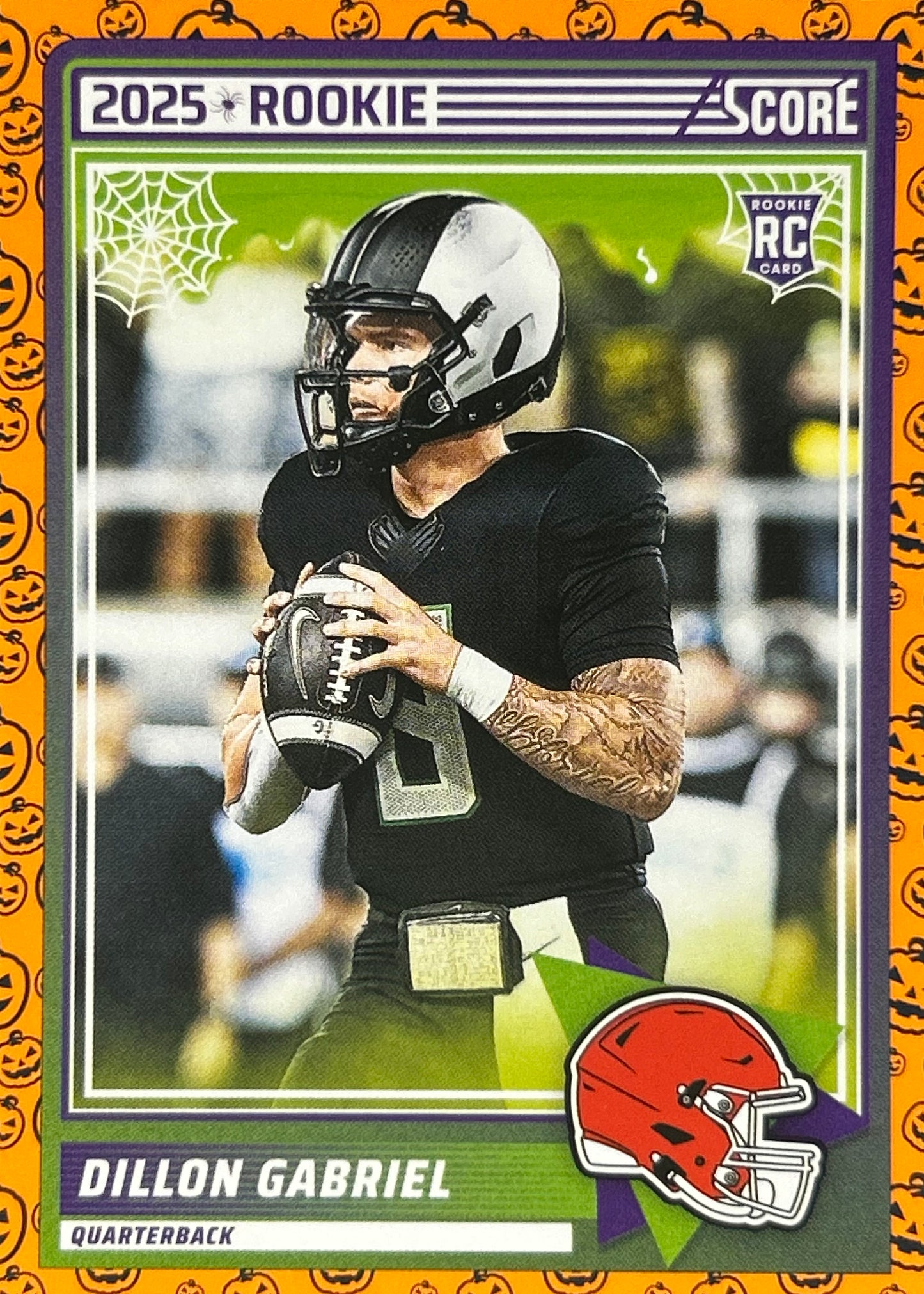 Dillon Gabriel Score-A-Treat Pumpkins Rookie Browns