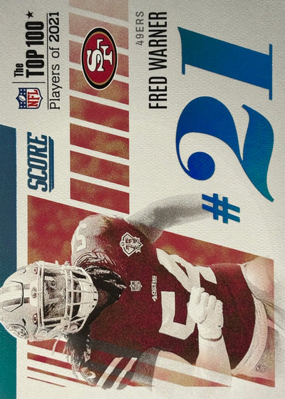 Fred Warner Score Top 100 49ers