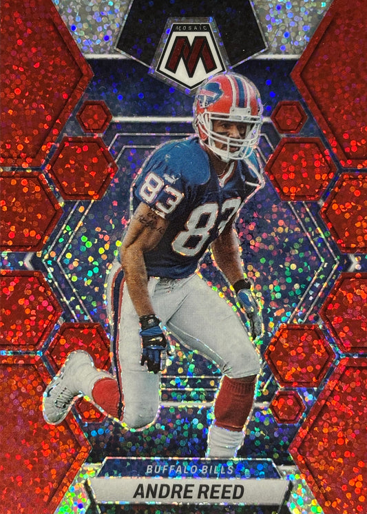 Andre Reed Mosaic Red Sparkle Bills
