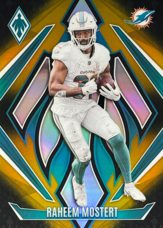Raheem Mostert Phoenix Yellow Fade /125 Dolphins