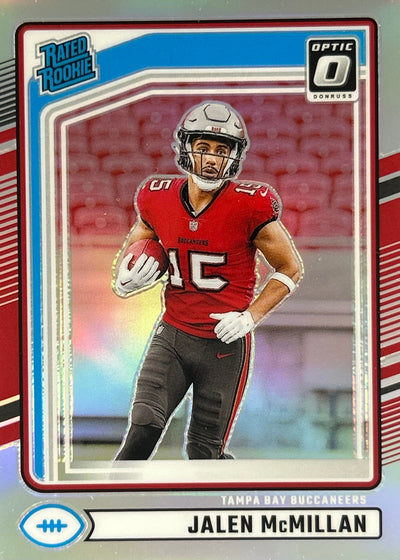 Jalen McMillan Optic Holo Rookie Buccaneers