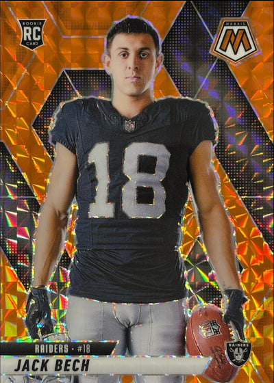 Jack Bech Mosaic Orange /199 Variation Rookie Raiders