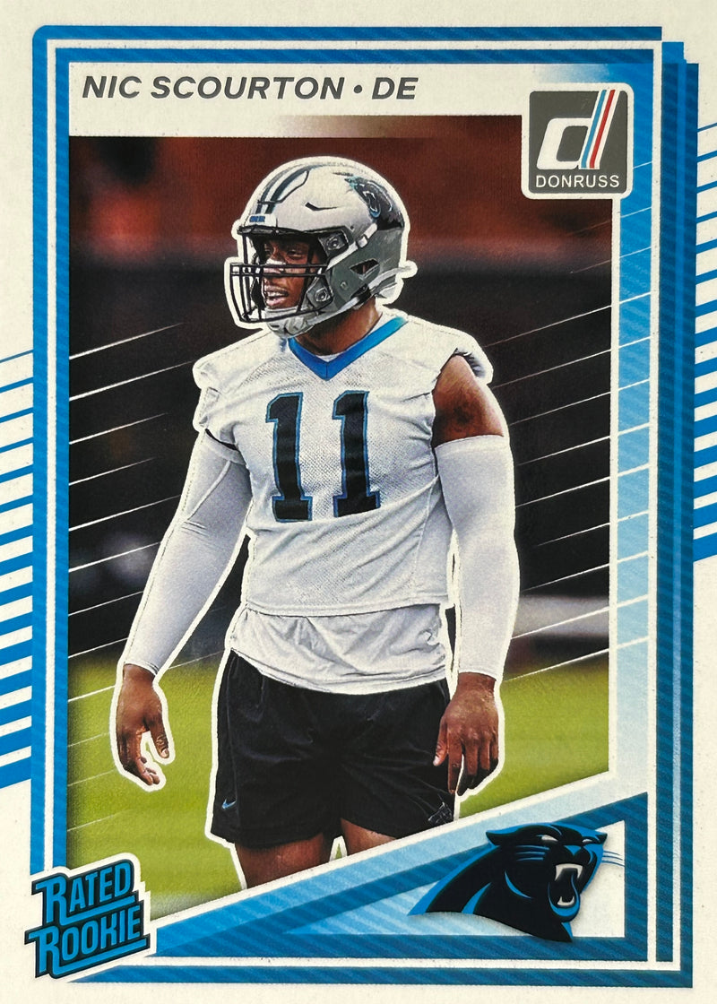 Nic Scourton Donruss Rated Rookie Panthers