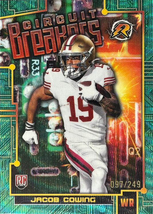 Jacob Cowing Circiut Breakers /249 Rookie 49ers