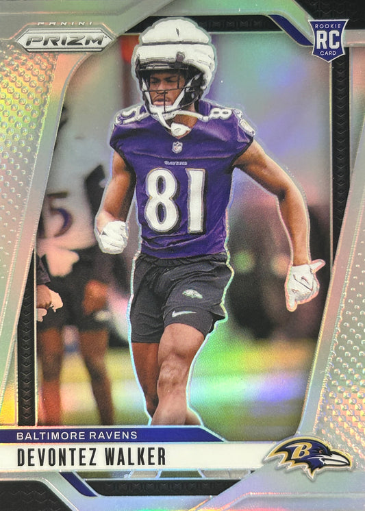 Devontez Walker Prizm Silver Rookie Ravens