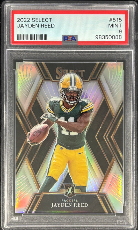 Jayden Reed Select XRC PSA 9 Rookie Packers
