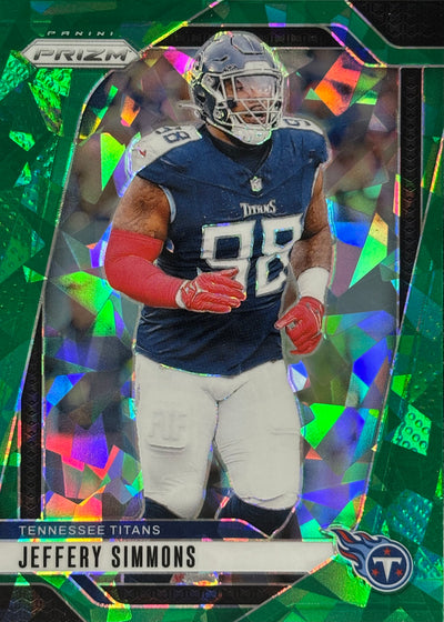 Jeffrey Simmons Prizm Green Ice Titans