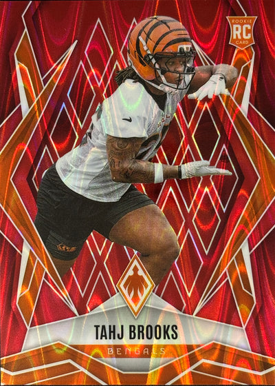 Tahj Brooks Phoenix Red /99 Rookie Bengals