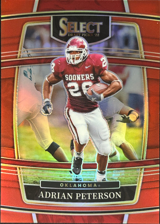 Adrian Peterson Select Draft Red /199 Vikings