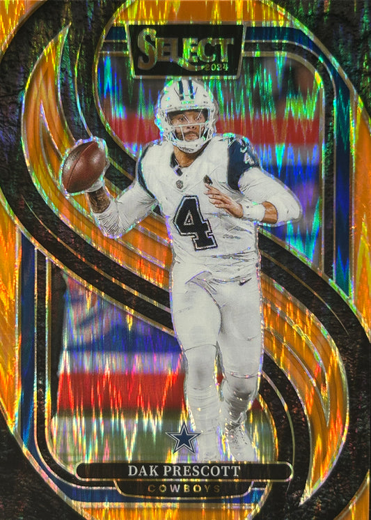 Dak Prescott Select Orange Shock /399 Cowboys