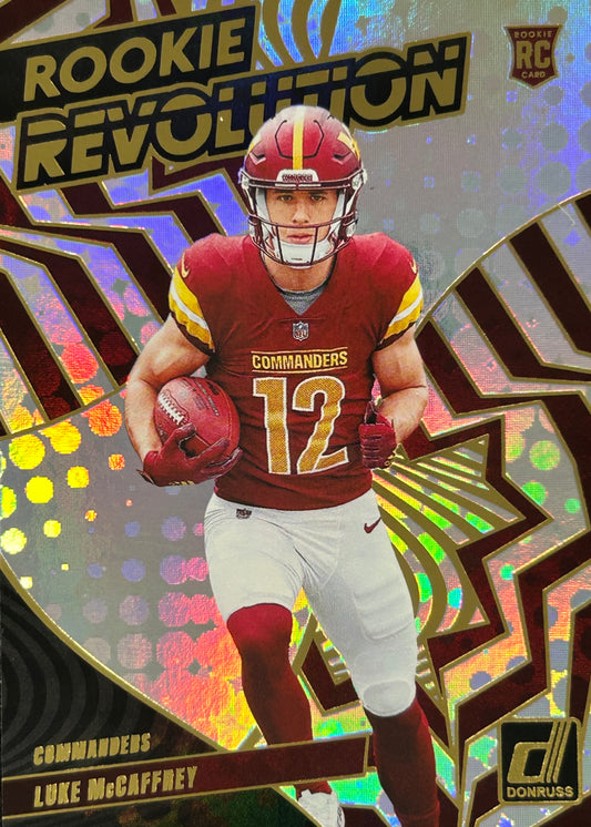Luke McCaffrey Rookie Revolution Rookie Commanders