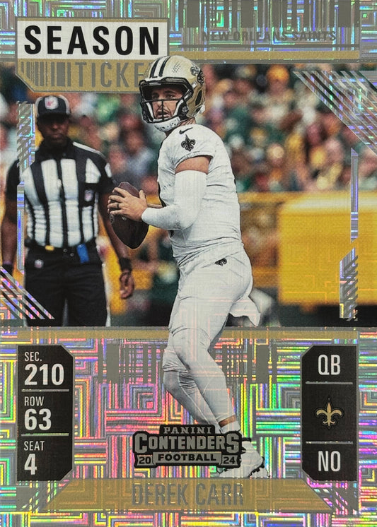 Derek Carr Contenders Mojo Saints