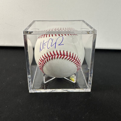 Matt Chapman Signed Basebell in Case (Beckett Authentication)