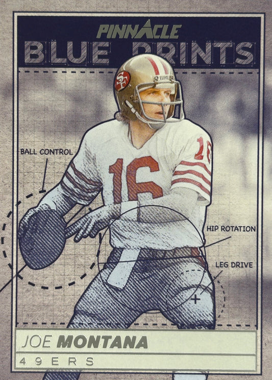 Joe Montana Blue Print 49ers