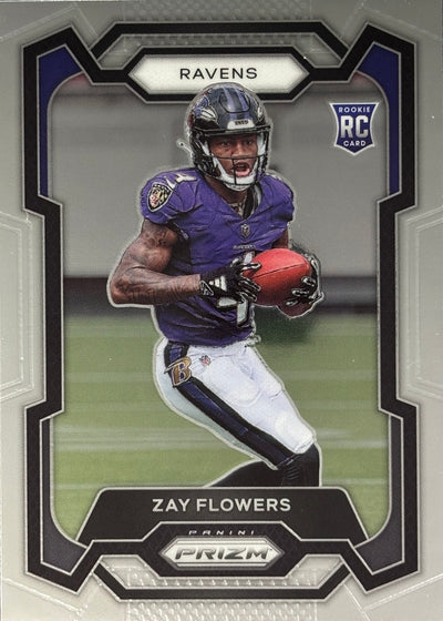 Zay Flowers Prizm Rookie Ravens