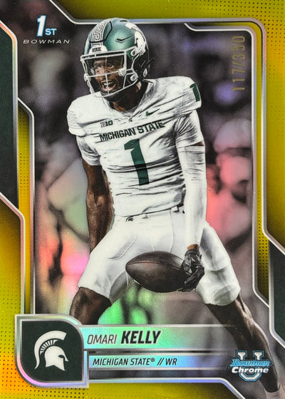 Omari Kelly Bowman U Chrome Yellow /350