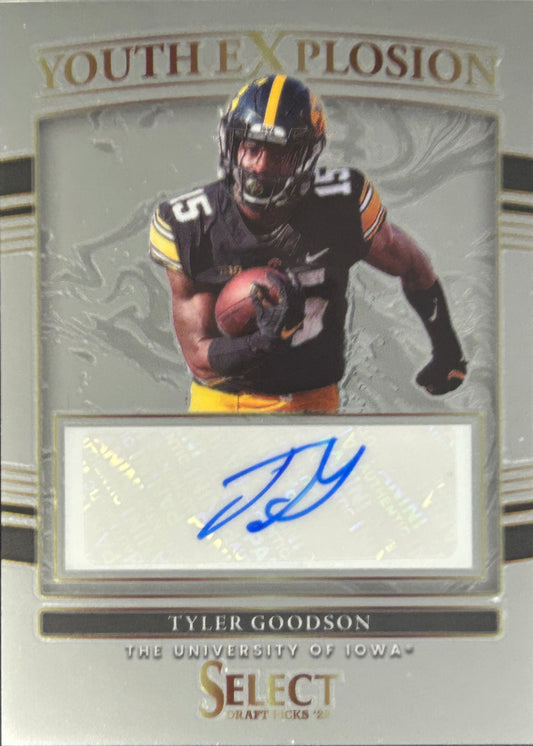 Tyler Goodson Young Explosion Auto Steelers