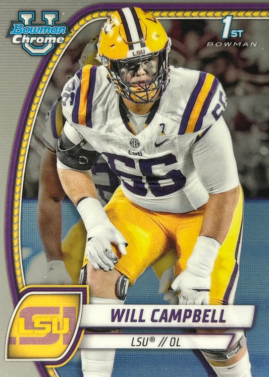 Will Campbell Bowman U Chrome 1st