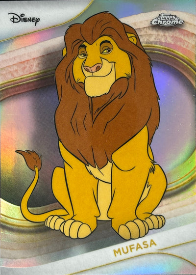 Mufasa Refractor Topps Chrome Disney