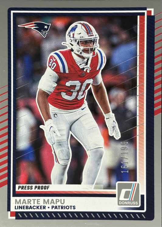 Marte Mapu Donruss /199 Patriots