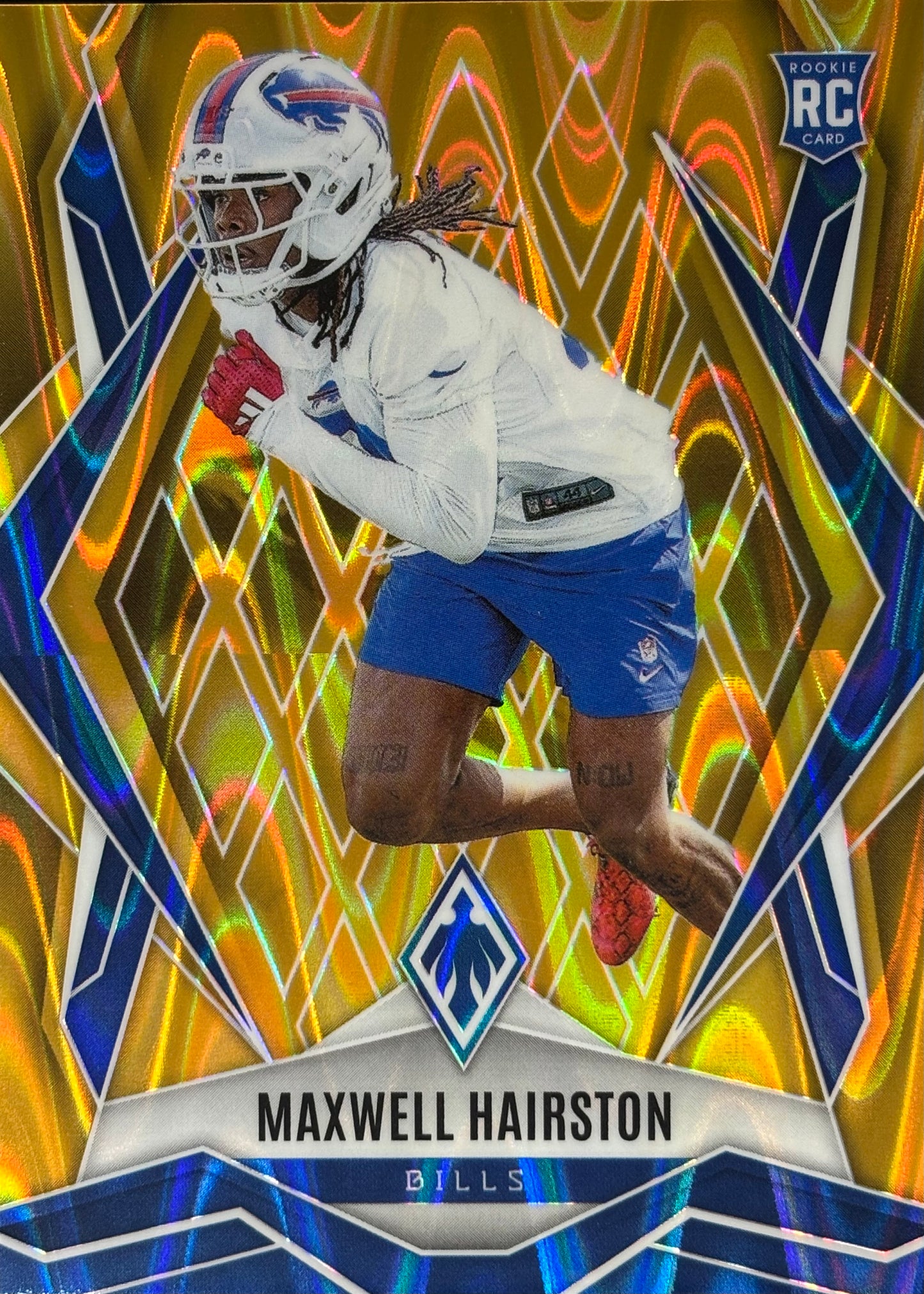 Maxwell Hairston Phoenix Gold Seismic /10 Rookie Bills