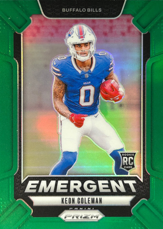 Keon Coleman Emergent Green Rookie