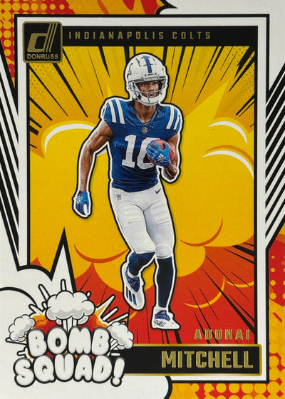 Adonai Mitchell Bomb Squad Rookie Colts Sports Card