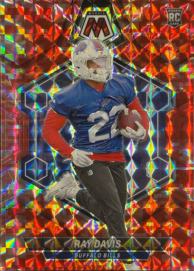 Ray Davis Mosaic Red Camo Rookie Bills