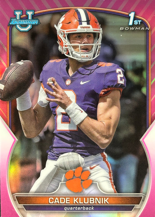 Cade Klubnik Bowman U Chrome Pink
