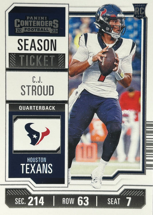 CJ Stroud Contenders Rookie Texans