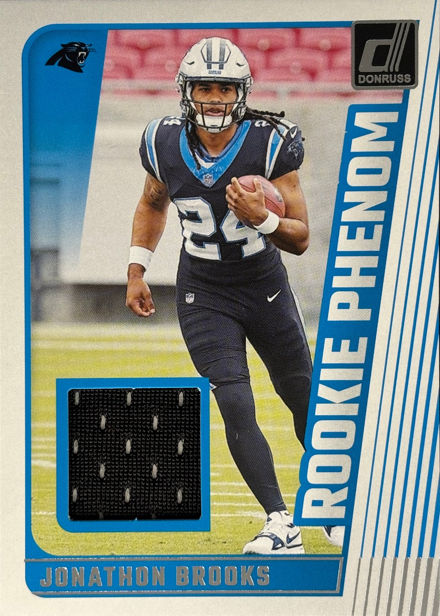 Jonathan Brooks Rookie Phenoms Patch Panthers