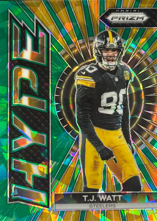 TJ Watt Hype Green Ice Steelers