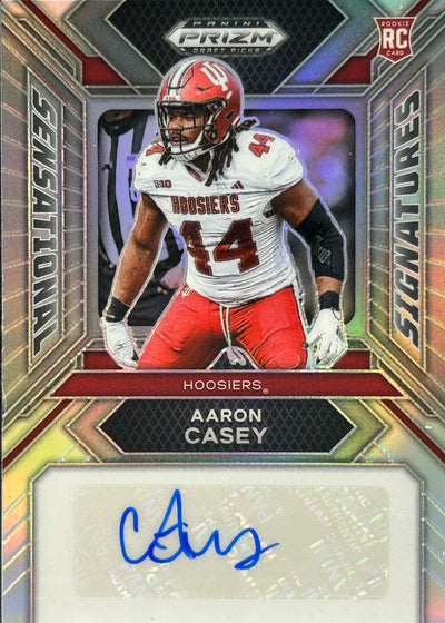 Aaron Casey Prizm Draft Silver Auto Bengals