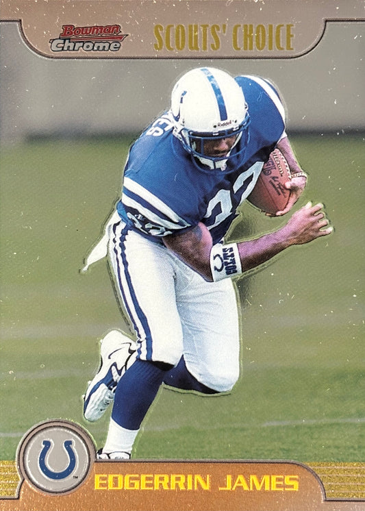Edgerrin James Bowman Chrome Colts