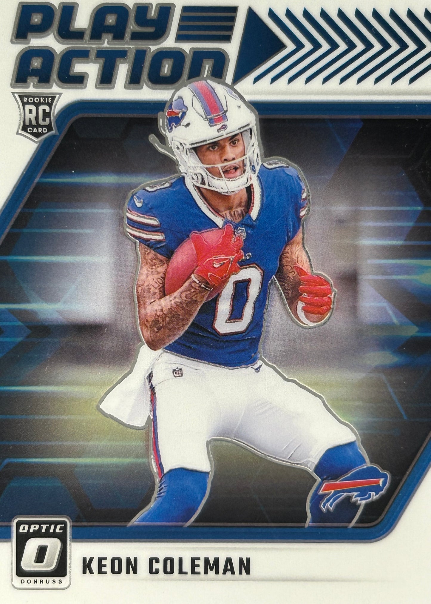 Keon Coleman Optic Play Action Rookie Bills Sports Card