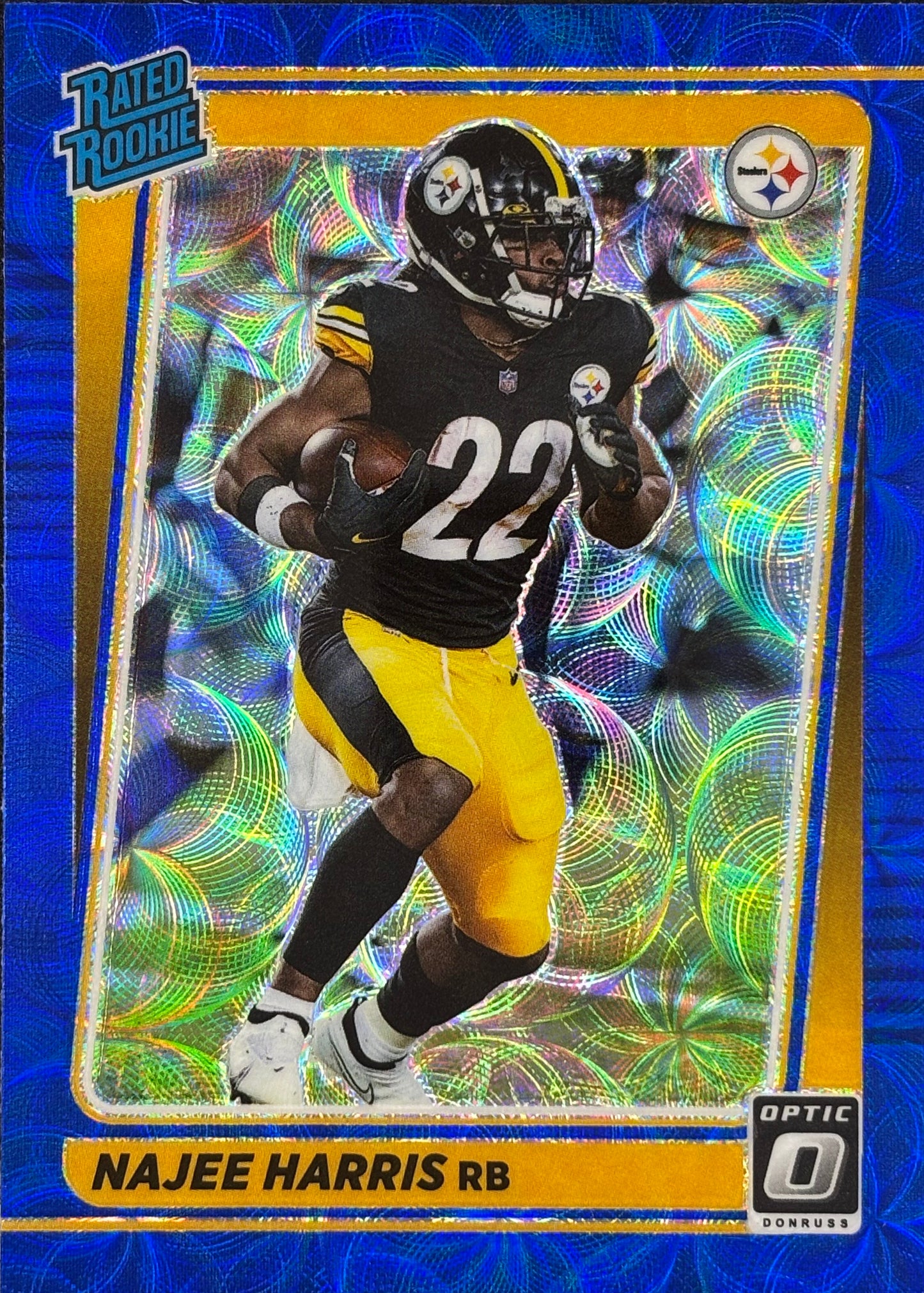 Najee Harris Optic Blue Scope Rookie Steelers