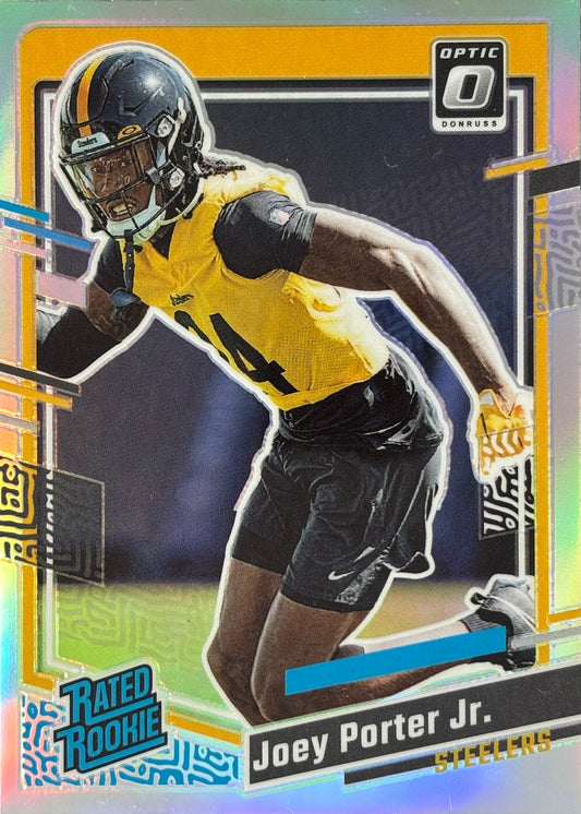 Joey Porter Jr. Optic Preview Holo Rookie Steelers