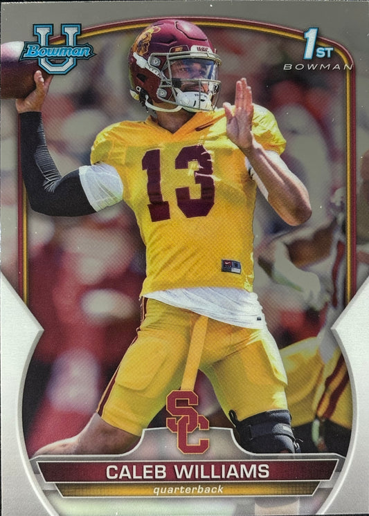 Caleb Williams Bowman U Chrome 1st Bears