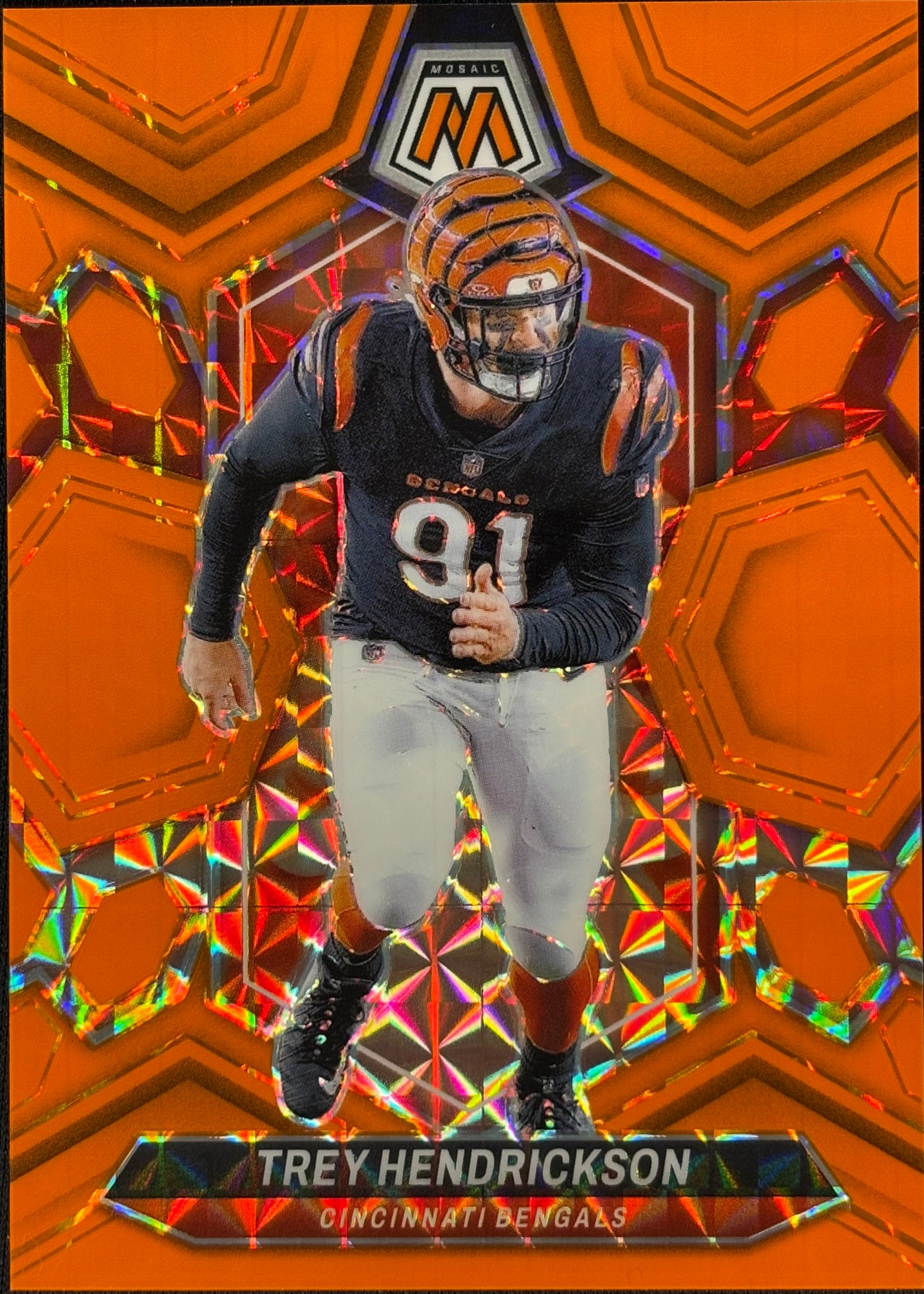 Trey Hendrickson Mosaic Orange Fluorescent /25