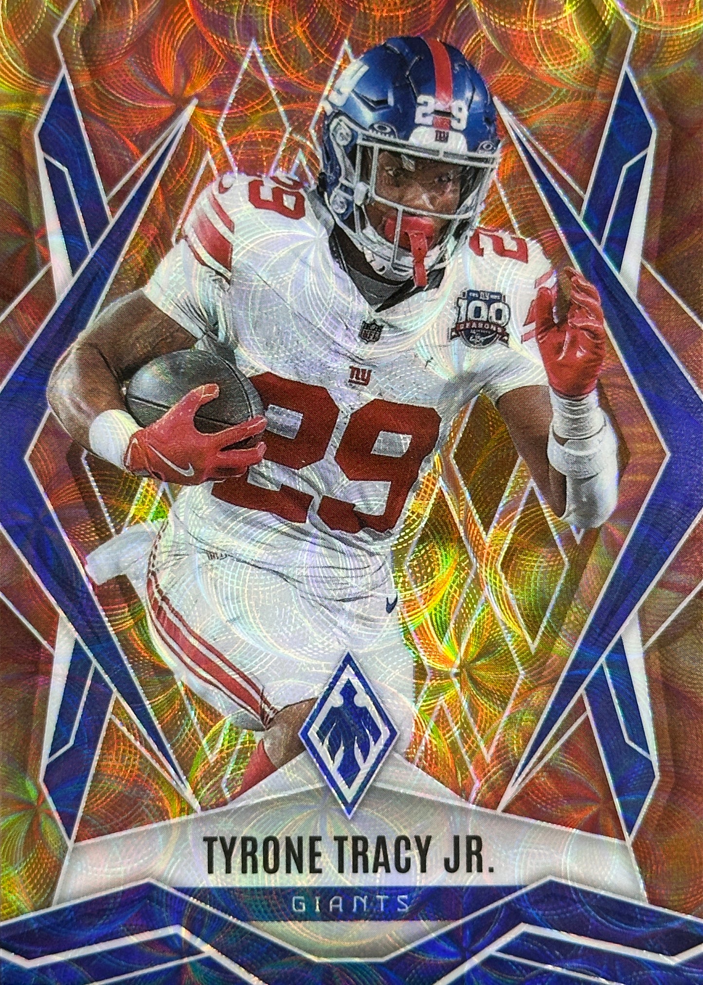 Tyrone Tracy Jr. Phoenix Fire Burst /350 New York Giants