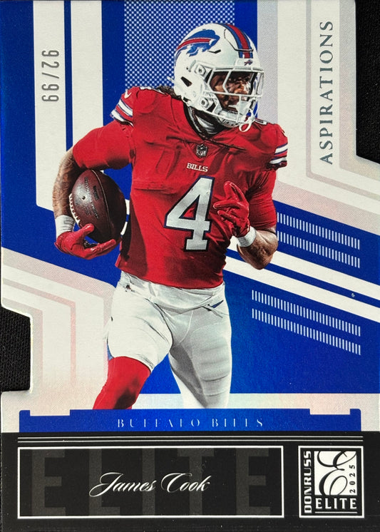 James Cook Aspirations Blue /99 Bills