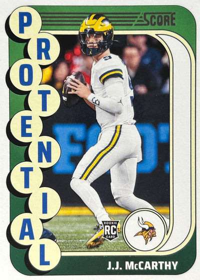 JJ McCarthy Score Protential Rookie Vikings