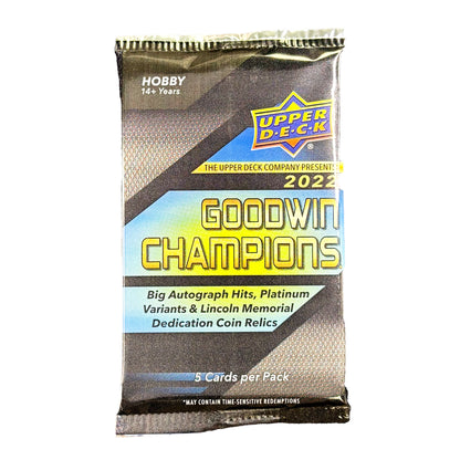 2022 Upper Deck Goodwin Champions Hobby Pack