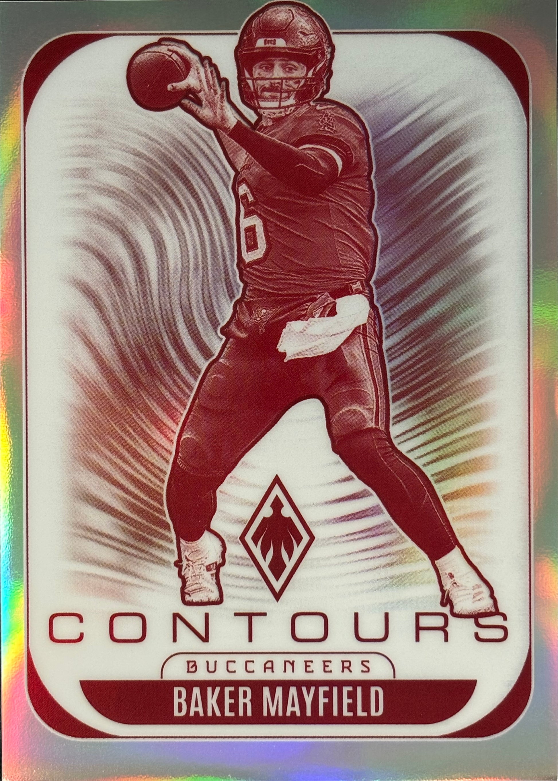 Baker Mayfield Contours Buccaneers Sports Card