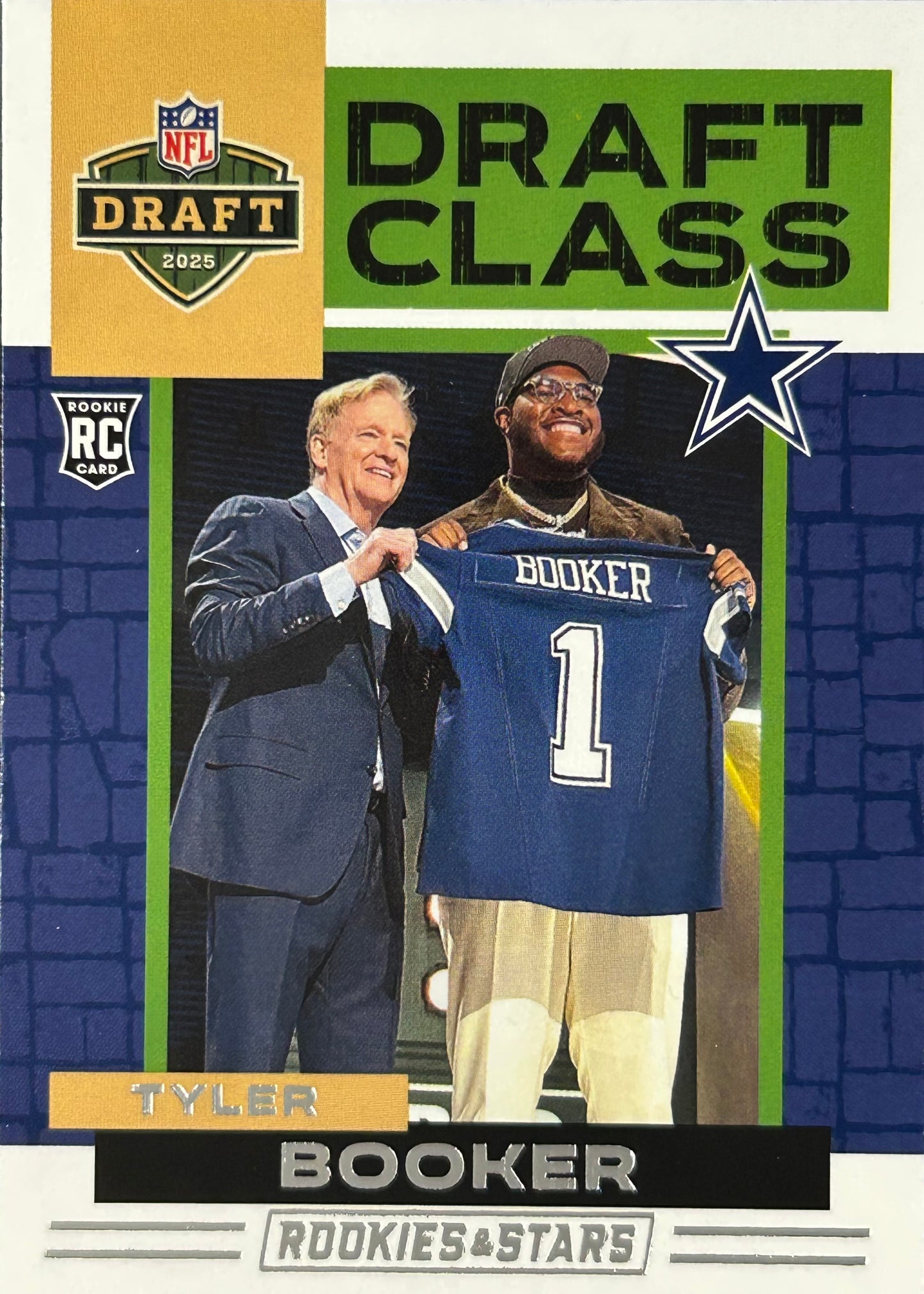 Tyler Booker Draft Class Rookie Cowboys Sports Card