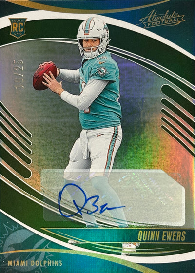 Quinn Ewers Absolute Auto /25 Rookie Dolphins